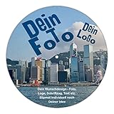 Next Ferry - Slipmat - Personalisierbar mit Wunschtext & Foto - Plattenspieler Matte aus Filz - Slipmats für Dj's - Plattentellerauflage für alle Plattenspieler Turntables - gedruckt in Deutschland