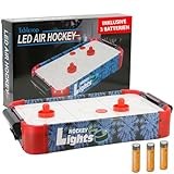 KYTO Air Hockey, air Hockey spieltisch air Hockey spieltisch mit Luft, Tisch EIS-Hockey, Partyspaß für Kinder und Erwachsene 50x30cm