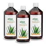 Sanct Bernhard Aloe-Vera-Saft unverdünnt, IASC-Qualität, 3...