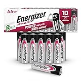 Energizer Advanced - AA Batterien (12 Stück) - 1,5V Alkali-Batterien - Leistungsstark und Langlebig - Made in EU - 100% plastikfreie Verpackung - 10 Jahre lagerfähig [Exklusiv bei Amazon]