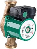 Wilo-Star-Z 20/1, Trinkwasser-Zirkulationspumpe, Nassläufer, Baulänge 130 mm, G1 ¼