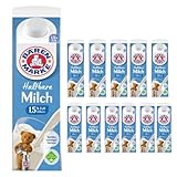 Bärenmarke Milch Haltbare Milch%1,5 Fett 1000 Mililiter x 12 Stück mit Pufai Grocery
