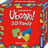 Kosmos 683160 Ubongo 3-D Family, Der beliebte Action- und Knobelspaß für die ganze Familie in 3D, Der Klassiker im Brett- und Gesellschaftsspiel für logisches Denken für 1-4 Personen