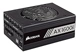 Corsair AX1600i digitales PC-Netzteil (Voll-Modulares Kabelmanagement, 80 Plus Titanium, 1600 Watt, EU)