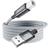 Kiuet USB Druckerkabel 3M, USB 2.0 Typ A anf Typ B...