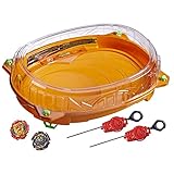 Hasbro Beyblade Burst QuadDrive Cosmic Vector Battle Set − Beystadium-Arena, 2 Kreisel und 2 Starter, für Kinder ab 8 Jahren, in recycelbarer Verpackungr, Multi