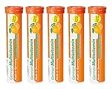 Multivitamin Brausetabletten 5x20 Stk. Orangengeschmack - Vitamin C, E, B1, B2, B6, B12, Biotin, Folsäure, Niacin, Pantothensäure – T&D Pharma German Multivitamin – Made in Germany