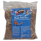 Extra Select Koi-Sticks – Koifutter Teich-Sticks, komplettes Teichfischfutter für Gartenteich, Zierfische zur Förderung lebendiger Farbe und gesunder Ernährung – 1 kg Beutel