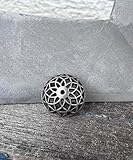 10 Stück schicke, kleine Metallknöpfe gewölbt 12mm oder 15mm für Tracht, Strick oder Dirndl (12mm)