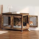 EUGAD Hundebox für Zuhause, Hundekäfig mit 2 Türen 5...