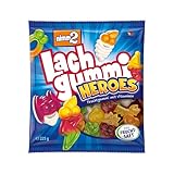 nimm2 Lachgummi Heroes – 1 x 225g – Fruchtgummi mit Fruchtsaft und Vitaminen