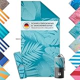 Blumtal Strandtuch XXL aus Mikrofaser - kompaktes und...