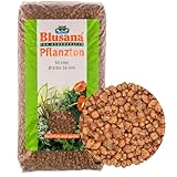 Blusana Blähton 50l Pflanzsubstrat für Hydrokultur | Ton-Granulat Körnung 8-16mm | Pflanzton Drainagematerial & Bodenauflockerung