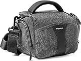 Baxxtar Modena SLR-Kameratasche Schultertasche kompatibel mit Canon EOS RP R7 R8 R10 R100 R50 M50 250D 2000D 4000D - Nikon Z6-II Z7 Z30 Z-fc Z-f D3200 - Lumix DC GH5 GH6 S5 - Alpha 7-IV