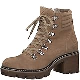 Tamaris Damen Stiefeletten, Frauen Schnürstiefelette, women's woman freizeit leger boot halb-stiefel schnür-bootie weiblich,SAND,39 EU / 5.5 UK