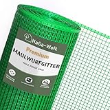 HaGa Maulwurfgitter 0,6m x 5m aus Kunststoff in grün zum Maulwurf Vertreiben im Garten - tierfreundlicher Maulwurf Vertreiber | Maulwurfschreck