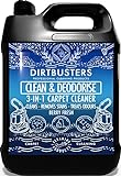 Dirtbusters 3 in 1 Teppich- und Polsterreiniger mit Beerenduft - reinigt & desodoriert - ideal für Reinigungsmaschinen - entfernt unangenehme Gerüche - 1 x 5 Liter