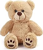 LotFancy Teddybär Plüschtier Kuscheltiere 25cm, Teddy Bär...