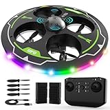 Drohne für Anfänger UFO 360° Hindernisvermeidung Mehrere Beleuchtungsmodi, aus Schaumstoff, langlebig und sicher Quadcopter RC Drones Flugzeug 360° Flip Höhenstabilisierung Alitude Halten 2 Akkus