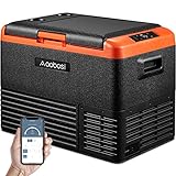 AAOBOSI Kompressor Kühlbox, Auto kühlbox 40L, -20°C - 20°C APP-gesteuert und Elektrische Kühlschrank mit Touchscreen-Steuerung, 12/24V DC und 100/240V AC Geeignet für Autos, Camping, LKWs.