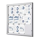 Schaukasten 12x A4 Alu Infokasten Plakatschaukasten wetterfest aussen 12xA4