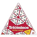 Triominos Extra Large, Brettspiel ab 6 Jahren, Familienspiel und Gesellschaftsspiele für 2 bis 4 Spieler