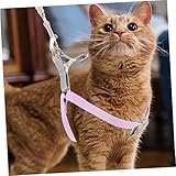 1 Satz Verstellbares Katzengeschirr Katze zu Fuß Katzengeschirre Katzen sicherheitsgeschirr cat Leash Katzengeschirr und Leine ausbruchsicher Leine für Katzen zum Laufen Polyester Happyyami