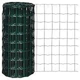 vidaXL Gartenzaun 10x0,8 m Maschendraht Zaunset Drahtzaun Wildzaun Forstzaun