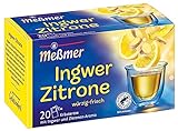 Meßmer Ingwer-Zitrone | 20 Teebeutel | Vegan | Glutenfrei |...