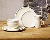 Villeroy & Boch – Artesano Starter-Set Set 8 teilig Weiß, Spülmaschinenfest, Mikrowellensicher, Geschirrset, Geschirr Set, Porzellan, Teller, Tafelservice, Service Modern, Premium Porcelain