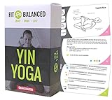 FIT BALANCED Yin Yoga Übungskarten, sanftes Yoga, für Anfänger und Fortgeschrittene, mit 70 Yogaübungen, Yogabox (in Neuer Verpackung)