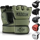 MADGON MMA Handschuhe Pro - Boxhandschuhe für Boxen, Training, Sandsack, Sparring, Free Fight, Grappling und Kampfsport - Boxhandschuhe