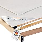 PROCAVE | Hochwertiger Filzschoner für Lattenrost | Schützende Matratzenunterlage 90x200 cm | atmungsaktiver Matratzenschoner aus Nadelfilz | Made in Germany