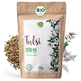 ORIGEENS BIO TULSI 100g | Indisches Basilikum, getrocknete...