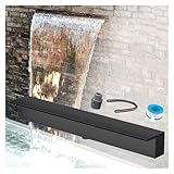 Wasserfall-Brunnen, dekorativer Sprühauslass für Bachläufe, Teiche, Aquarien