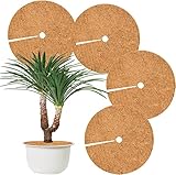 Hydrogarden 4 Stück Kokos Mulchscheibe,Ø60cm Winterschutz...