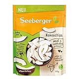 Seeberger Kokoschips, Knusprige Kokosstreifen aus Westafrika - lecker und aromatisch - sozial & nachhaltig produziert - naturbelassen - ungesüßt, vegan (12 x 110 g)