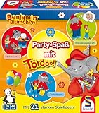 Schmidt Spiele 40663 Benjamin Blümchen, Party-Spaß mit Törööö!, Kinderspiel