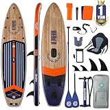 Niphean Stand up Paddle Board mit Ausgewogenem Flügeldesign und robustem SUP Zubehör, 335cm Stabil Inflatable Paddle Boards for Adults, Sup Board, Stand up Paddling Board mit Sitz, Paddleboard