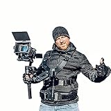 DF DIGITALFOTO Thanos-SE Gimbal Stützweste System, Filmmakers Kit, Kompatibel mit DJI RS2/RS3/RS3Pro/RSC2/Ronin S, ZHIYUN Crane 2S/3S, Kompakt, 2-8 kg Nutzlast