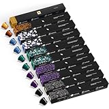 NESPRESSO ORIGINAL, Auswahl an Espresso und Lungo Kaffees, Helle bis dunklere Röstungen, Kompatibel mit ORIGINAL Kapselmaschinen, Kapsel Set aus 100 Kaffeekapseln