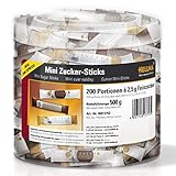 HELLMA Mini Zucker-Sticks - Runddose à 200 Stück, 500 g