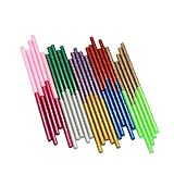 DOITOOL 100Stücke Farbklebestifte Heißklebestifte Mit Glitzer Umweltfreundliche Mini Heißklebesticks Für Bastelprojekte Schnelle Trocknung Zufällige Farben Für DIY