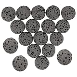 Happyyami 39 Stück Teiliges Natürliche Lavastein Duftsteine Schwarz Aromatherapie Diffusor Vulkanstein Raumduft Dekoration Stilvoll für Zuhause Büro
