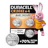 Duracell CR2032 Knopfzellen, CR 2032 Lithium Knopfzelle 3 V...