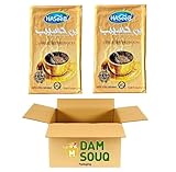 Damsouq® Multipackung Haseeb Gold Gemahlener Arabischer Kaffee Super Extra Kardamom (2 x 500 GR)