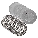 HOLIDYOYO 4Sätze Flachlager Nadelrollenlager Axiallager Für Maschinenbau Hochtemperaturbeständig Exklusive Verarbeitung Für Diverse Anwendungen Industrie
