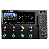 Valeton Gitarren Bass Effektpedal Multi-Effekte Prozessor Gitarren Bass Amp Modeling IR Cabinets Simulation mit FX Loop MIDI I/O Expression Pedal Stereo OTG USB Audio Interface GP-200