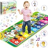 BBLTIFF Musikmatte Kinder ab 1 Jahr, Baby Klavier mit 9...