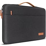 DOMISO 13.3 Zoll Wasserdicht Laptop Tasche Sleeve Case Notebook Hülle Schutzhülle für 13' MacBook Air/13.3' ThinkPad L390 Yoga X380 Yoga/13.9' Lenovo Yoga C930 GLASS/14 HP EliteBook 840 G5,Schwarz